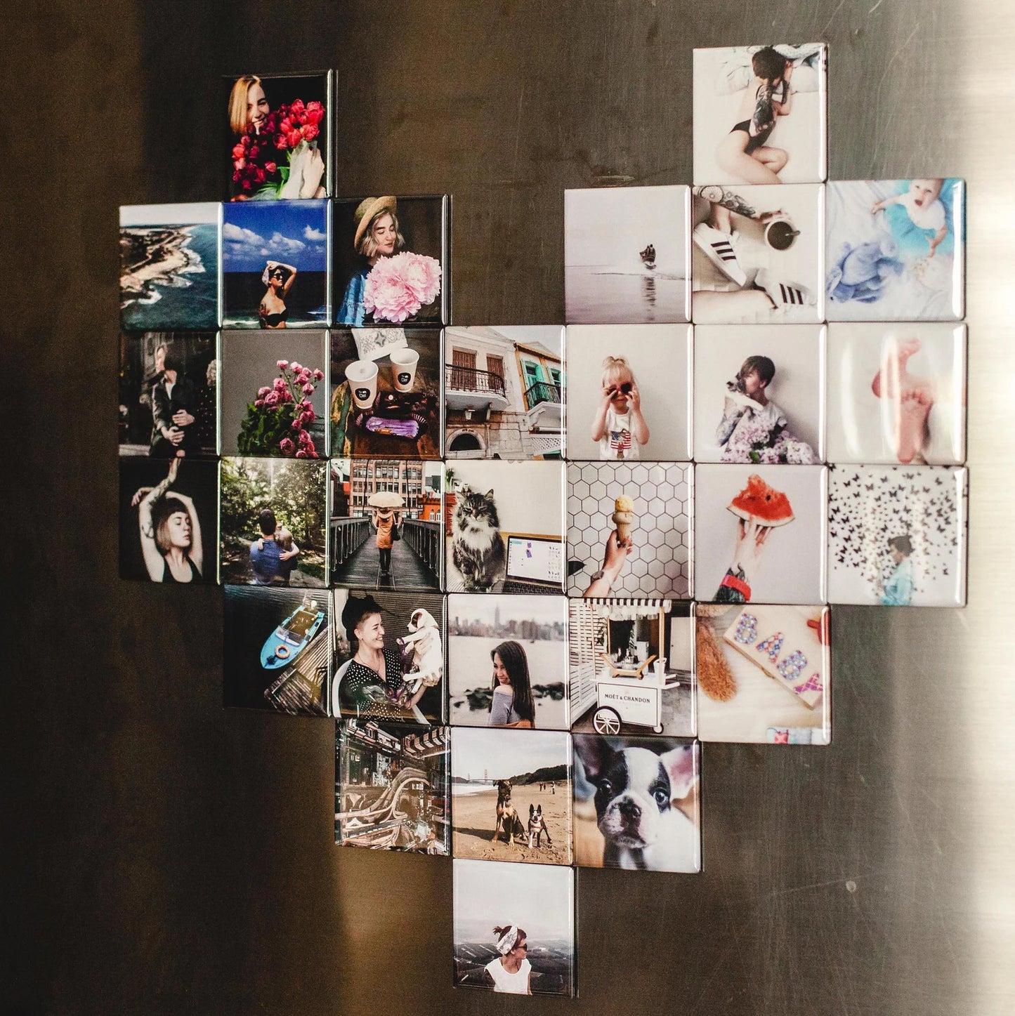 Personalised Fridge Photo Magnets 2x2 inch