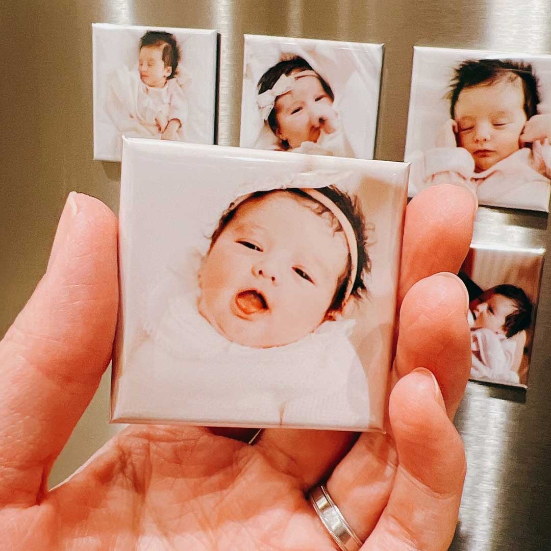 Personalised Fridge Photo Magnets 2x2 inch