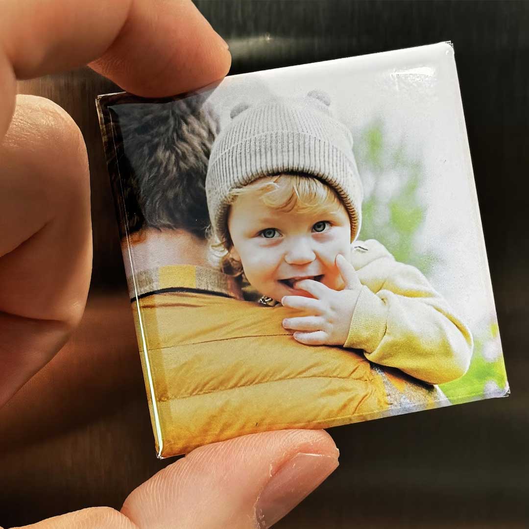 Personalised Fridge Photo Magnets 2x2 inch