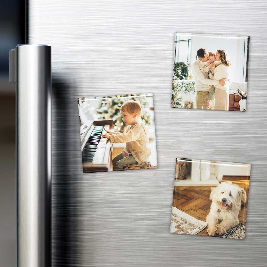 Personalised Fridge Photo Magnets 2x2 inch