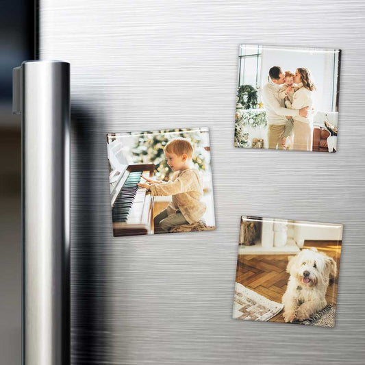 Personalised Fridge Photo Magnets 2x2 inch