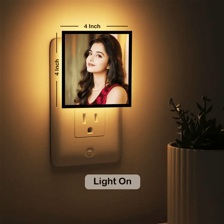 Personalised Photo Night Lamp (4x4 inch)