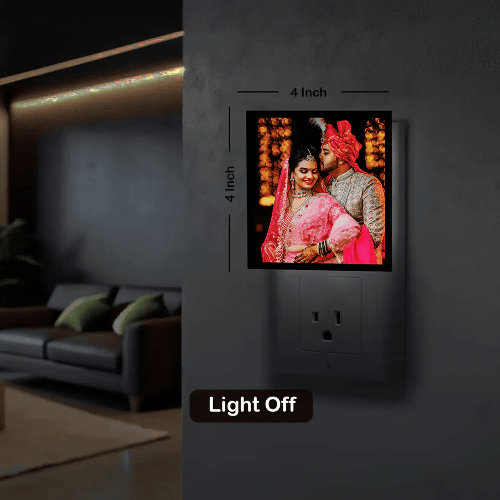 Personalised Photo Night Lamp (4x4 inch)
